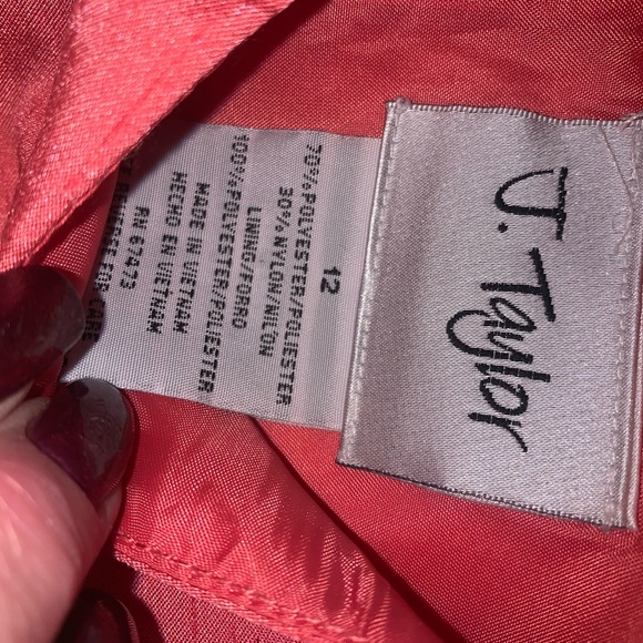 J. Taylor Tank Dress Sz 12 - Picture 3 of 4